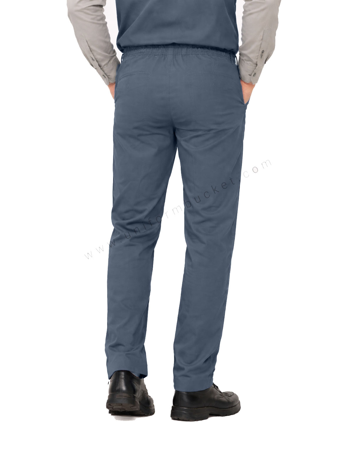 Male Workwear Dark Grey Trouser thumbnail 5